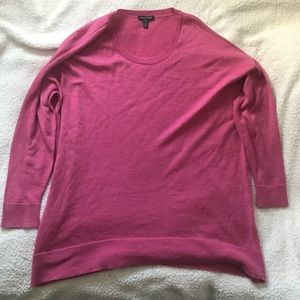 Eileen fisher Marino wool pink tunic sweater size large